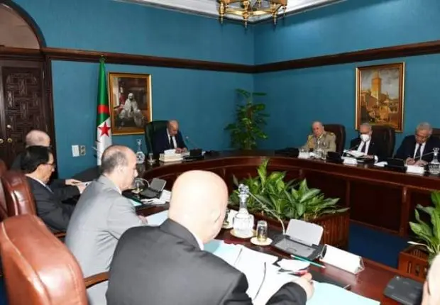 Réunion du Haut Conseil de Sécurité présidée par Tebboune ce 20 juillet