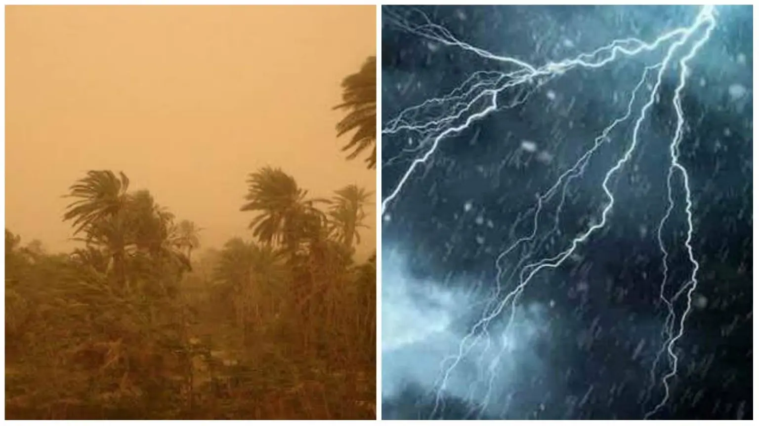 Météo Algérie : pluie orageuse et vent de sable au sud ce 17 juillet
