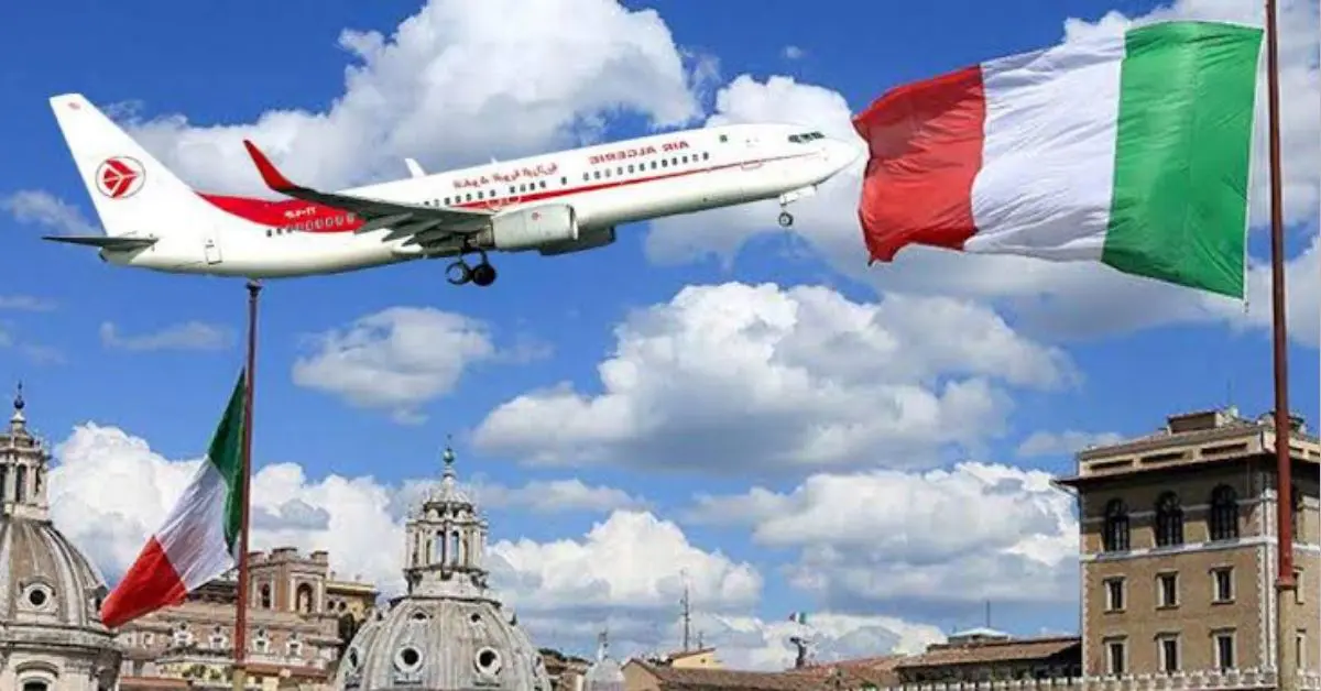 Vols Italie – Algérie : les meilleurs prix pour août et septembre 2022