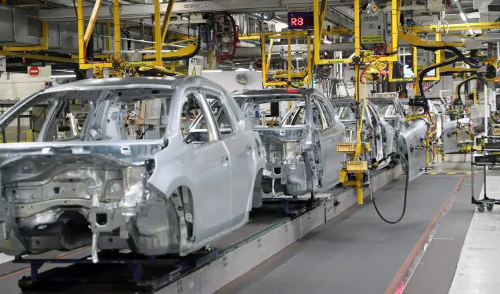usine de montage de voitures