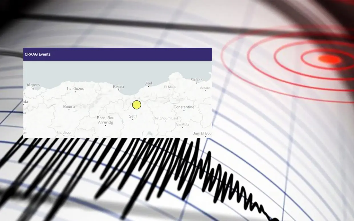 Tremblement de terre : la wilaya de Sétif secouée ce 20 juillet