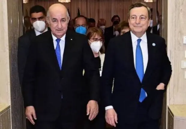 Algérie – Italie : entretien téléphonique entre Tebboune et Draghi