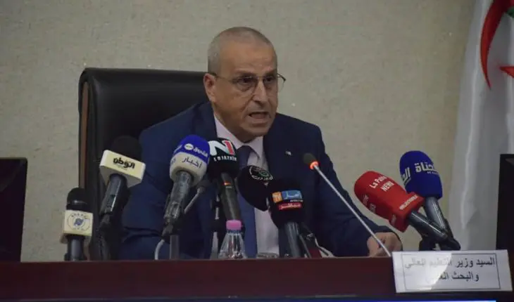 Abdelbaki Benziane, ministre algérien de l'Enseignement supérieur en 2022