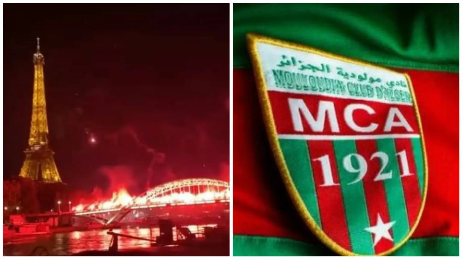 France : le MCA souffle sa 101e bougie, les supporters enflamment Paris