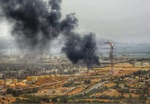 Sonatrach : un incendie géant fait des blessés à Skikda