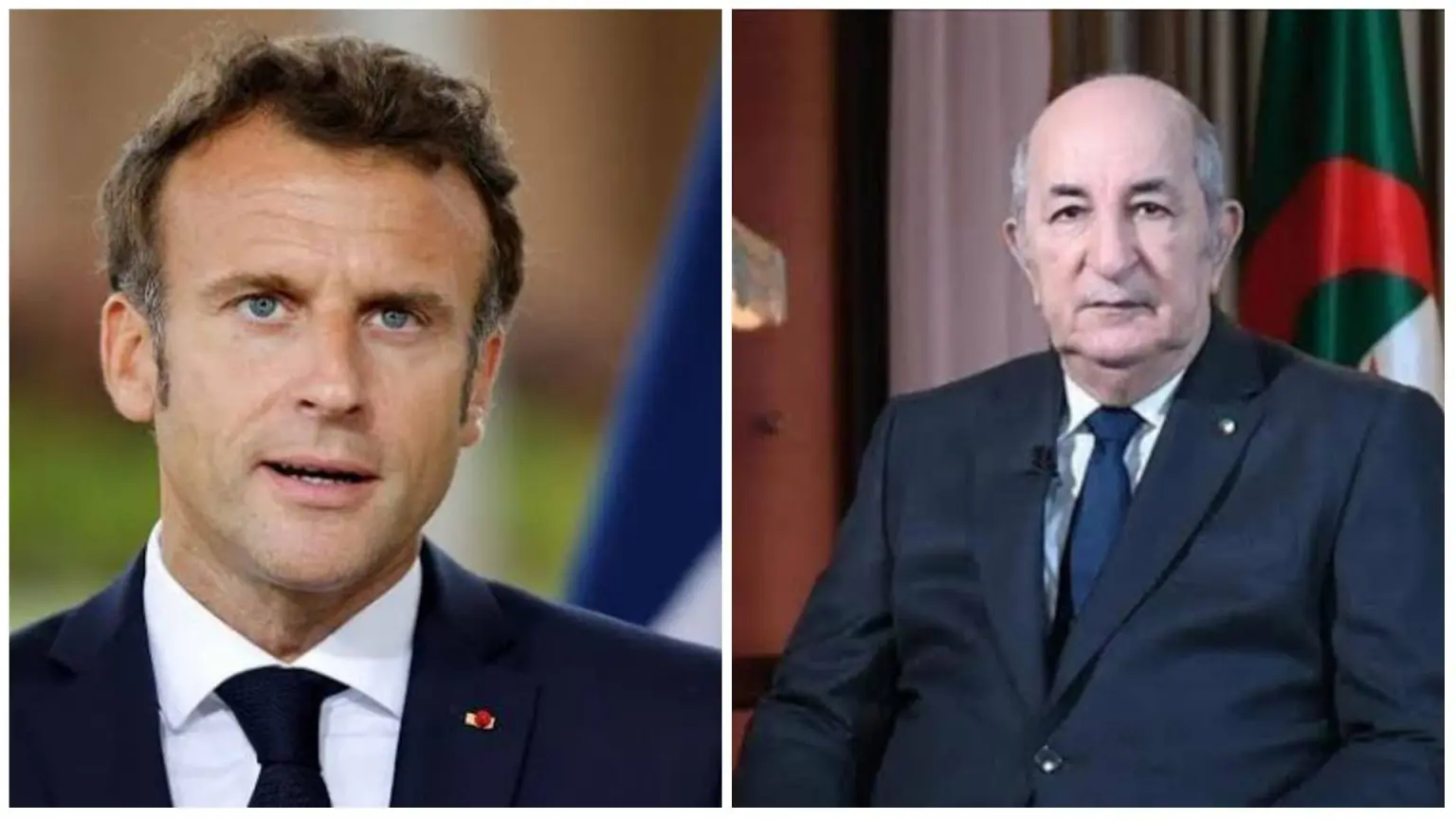 Incendies et prochaine visite : entretien téléphonique entre Tebboune et Macron