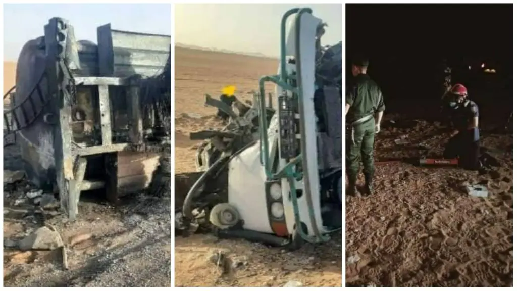 Illizi : une collision entre un camion et un bus fait 9 décès