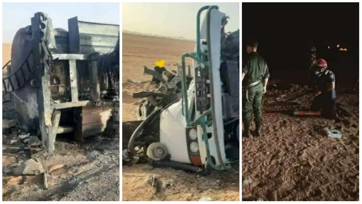 Illizi : une collision entre un camion et un bus fait 9 décès