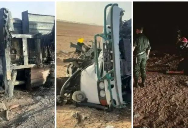 Illizi : une collision entre un camion et un bus fait 9 décès