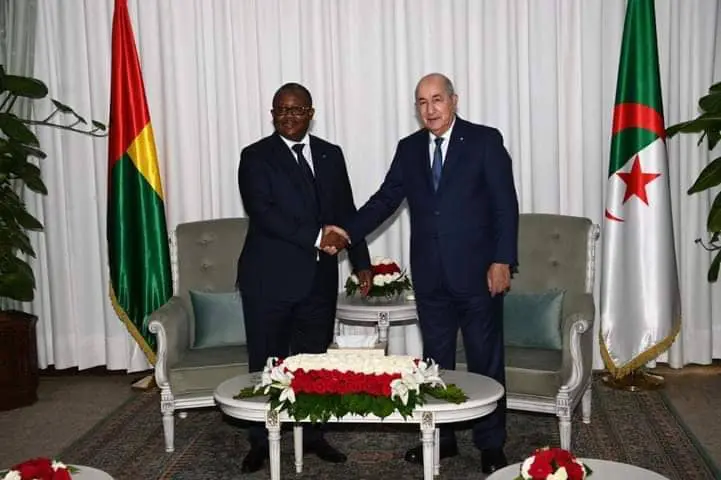 Le président de la Guinée-Bissau reçu par Tebboune ce 30 août