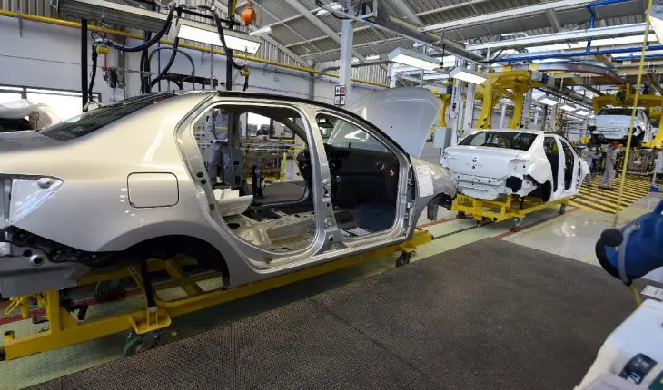 Usine Renault en Algérie - Chaîne de montage
