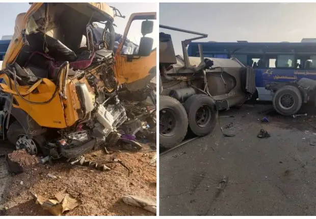 Tindouf : une collision entre un bus et un camion fait plusieurs morts