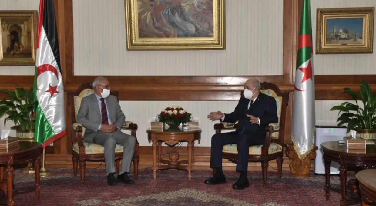 Incendies en Algérie : Tebboune reçoit les condoléances de Brahim Ghali