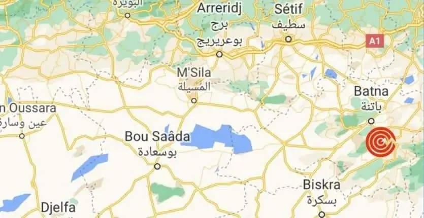Tremblement de terre : Batna secouée durant la soirée de ce 13 aout