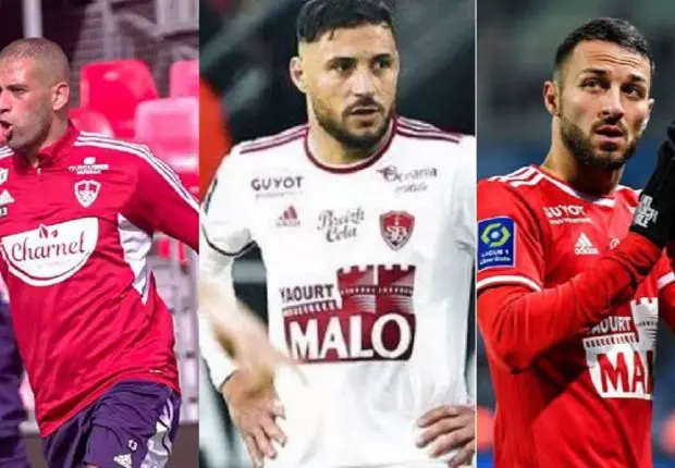 Ligue 1 française : Brest glisse dans la zone rouge