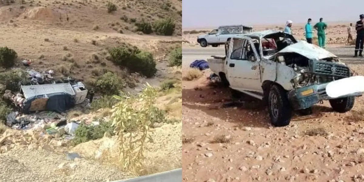Djelfa : plusieurs victimes dans deux accidents de la route