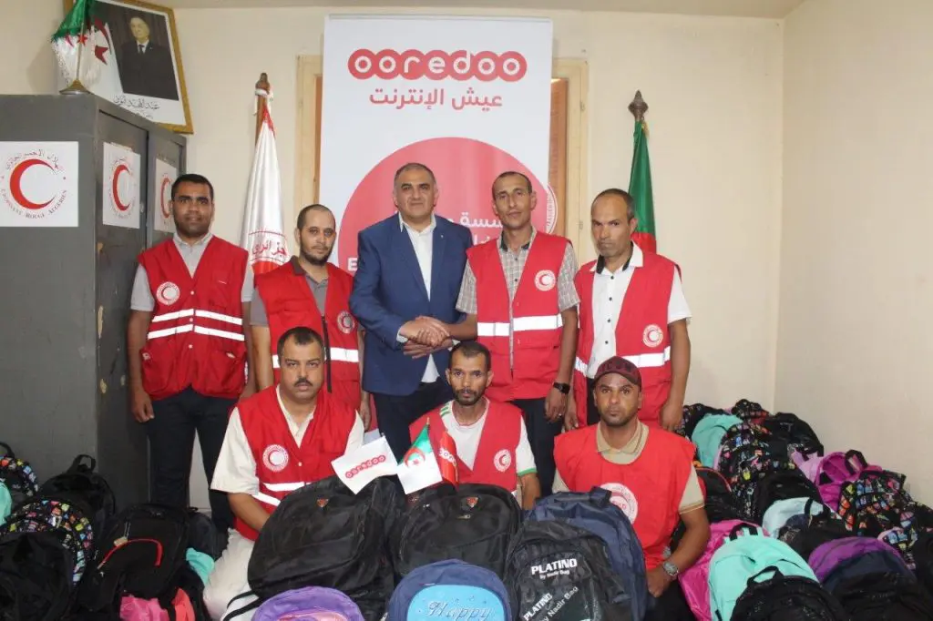 Ooredoo offre des cartables scolaires aux enfants des wilayas du Sud