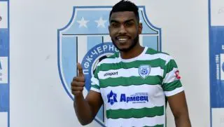 Zakaria Benchaa avec son nouveau club bulgare