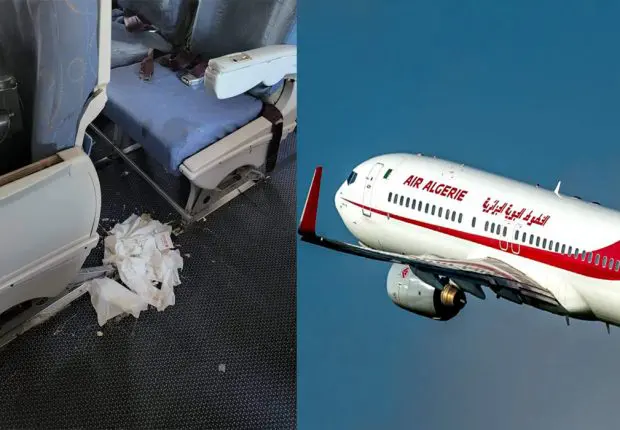 Vol Alger-Montréal : un avion d’Air Algérie laissé dans un piteux état