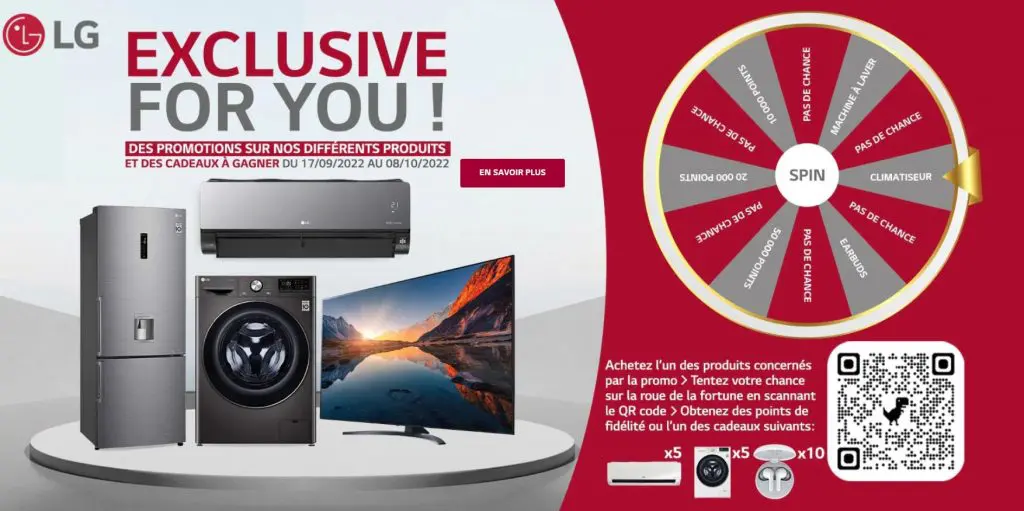 LG Algérie : promotions exceptionnelles jusqu’au 8 octobre