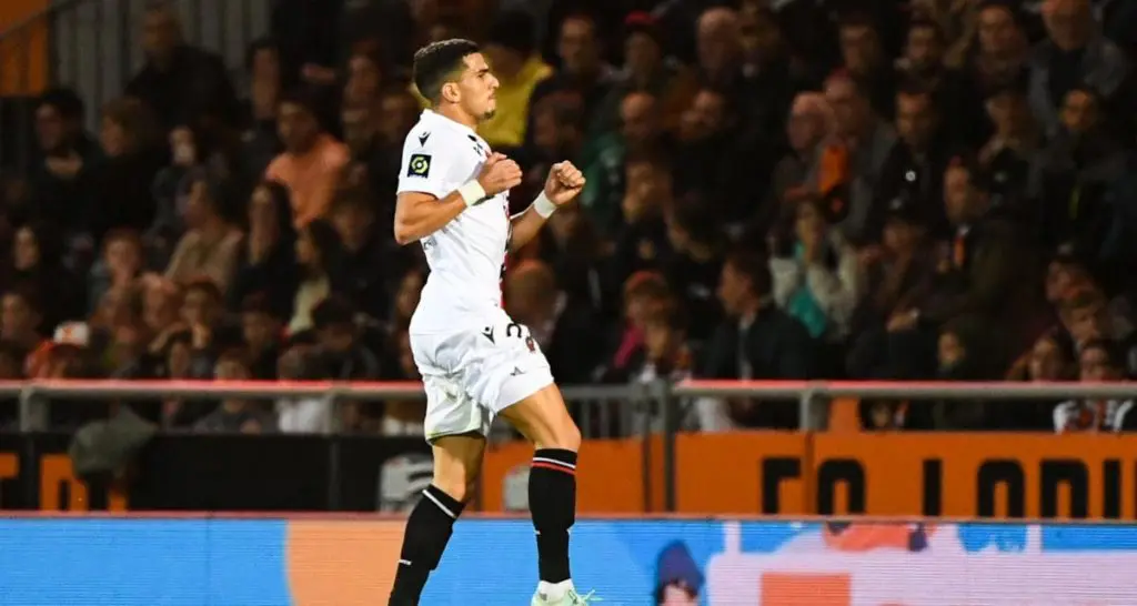 OGC Nice : auteur d’un but splendide à Lorient, Atal récompensé