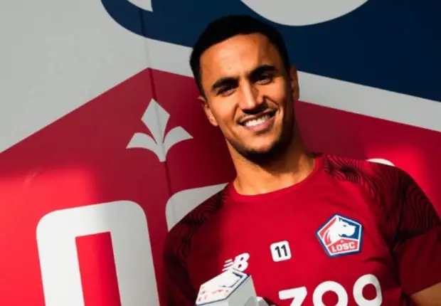 Ligue 1 française : Ounas se distingue avec le LOSC