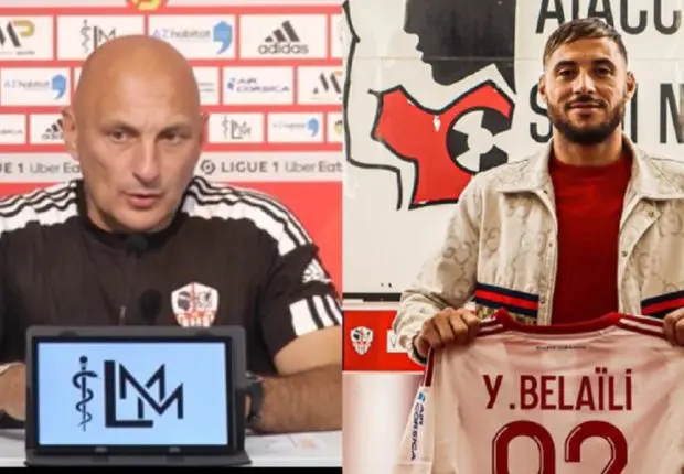 Ligue 1 : l’entraîneur d’Ajaccio relance la carrière de Belaïli