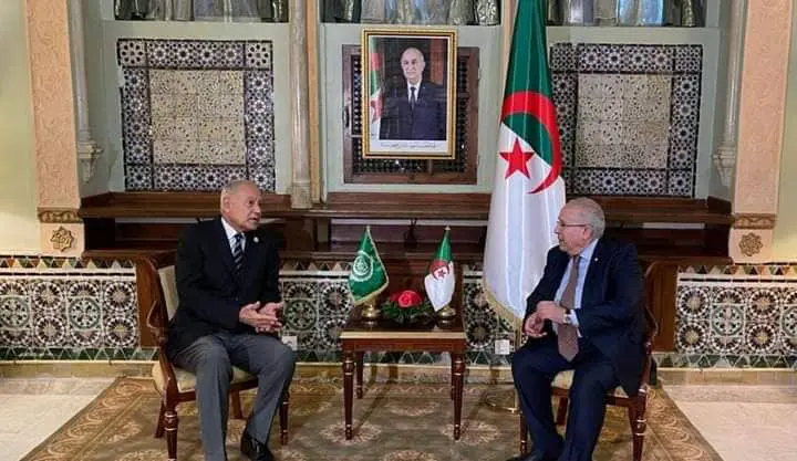 Lamamra s’entretient avec le SG de la ligue arabe