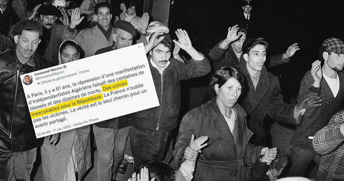 17 octobre 1961: « des crimes inexcusables pour la République » (Macron)