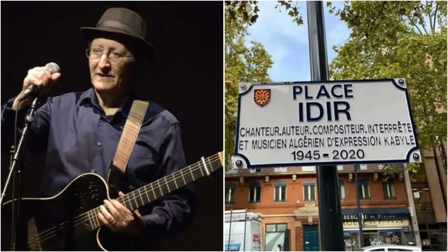 France : place baptisée au nom de l’artiste algérien Idir à Toulouse