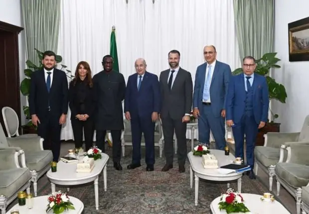 Tebboune reçoit une délégation de la société américaine Meta