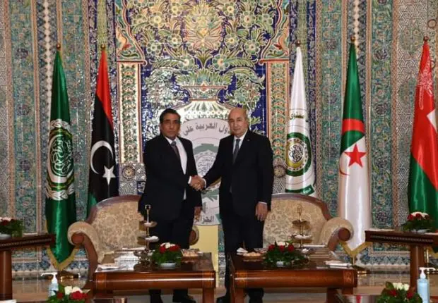 Le président du Conseil présidentiel libyen reçu par Tebboune