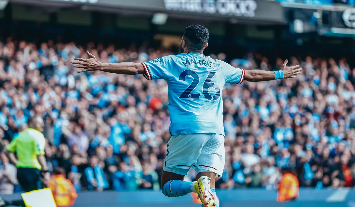 Man City : Mahrez enchaine avec un 2e but de la saison (Vidéo)