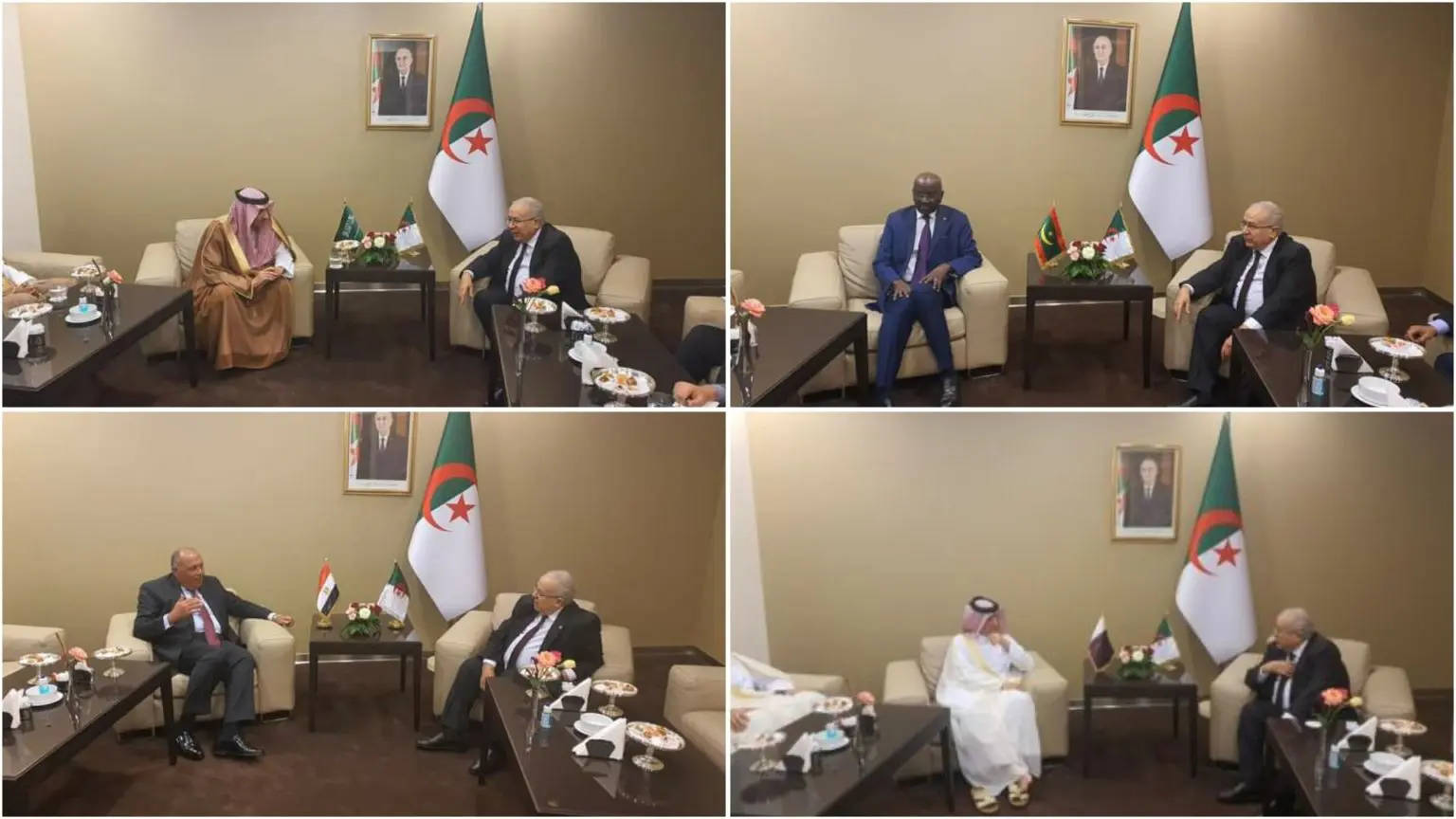 Sommet arabe d’Alger : Lamamra continue de recevoir ses homologues