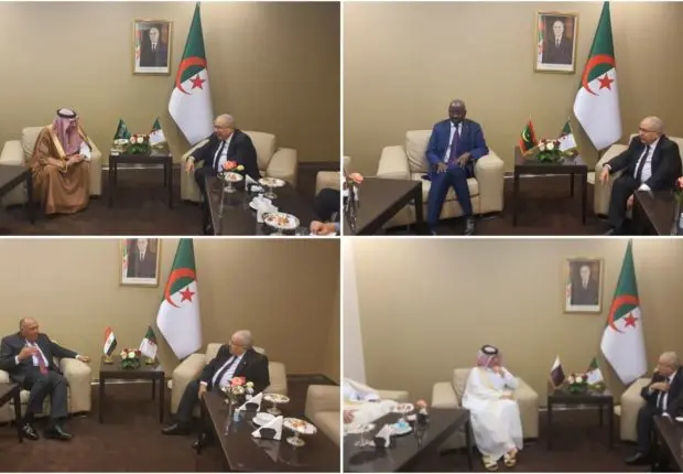 Sommet arabe d’Alger : Lamamra continue de recevoir ses homologues