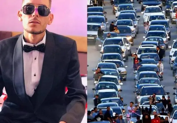 Après un appel à l’aide: un cortège monstre pour le mariage de Sofiane