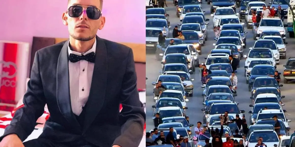 Après un appel à l’aide: un cortège monstre pour le mariage de Sofiane