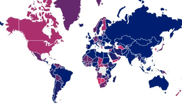 Carte du prix des données mobiles dans le monde en 2022
