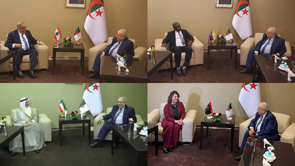 Sommet arabe d’Alger : Lamamra s’entretient avec ses homologues