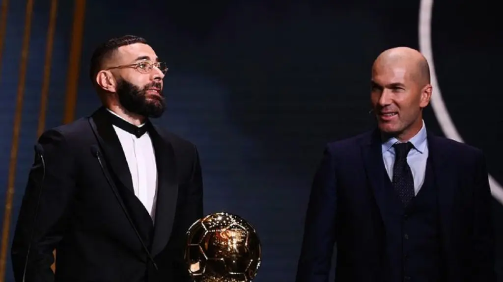Ballon d’Or 2022 : le bel hommage de Zidane à Benzema