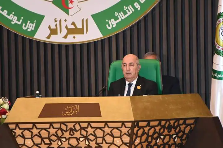 Sommet arabe 2022 : ce qu’a déclaré Tebboune lors de la clôture