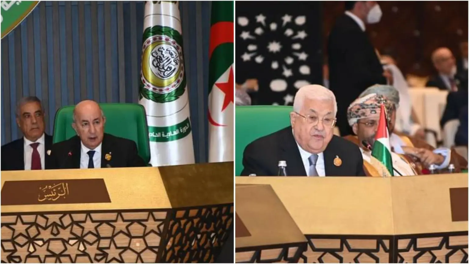 « La nation arabe soutient la Palestine », répond Tebboune à Abbas