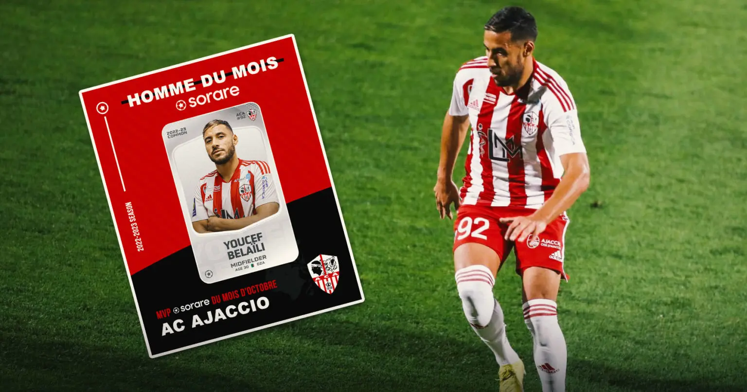 AC Ajaccio: Belaili remporte une première distinction et bat un record