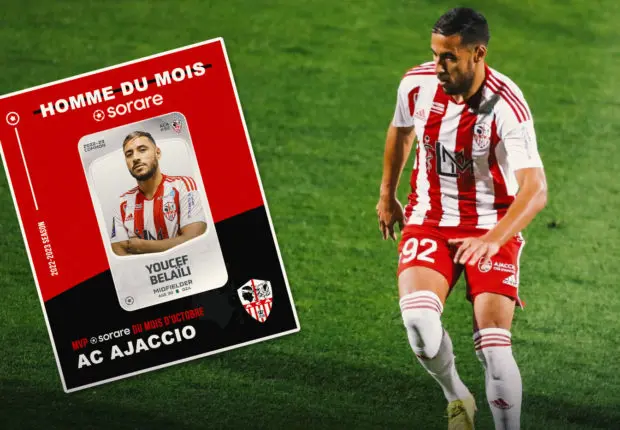 AC Ajaccio: Belaili remporte une première distinction et bat un record
