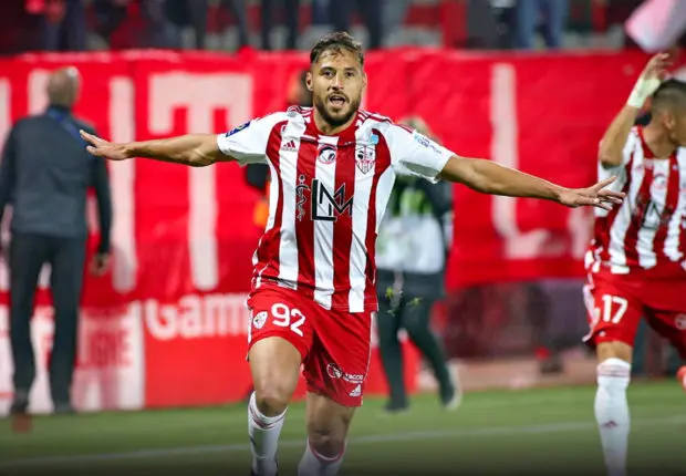 AC Ajaccio : passeur et buteur, Belaïli tient son match référence