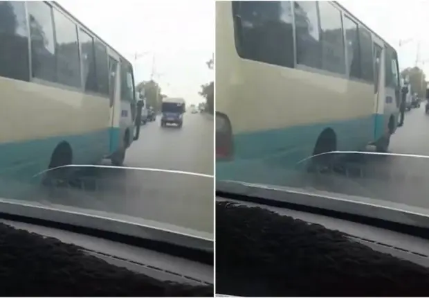 La vidéo d’un bus roulant avec 3 roues fait le tour des réseaux sociaux