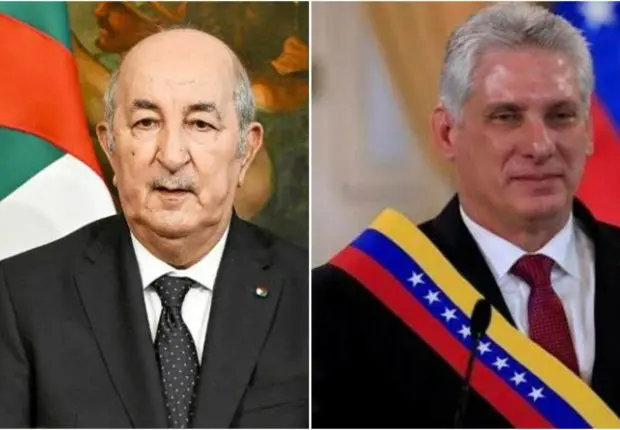 Tebboune reçoit le président cubain