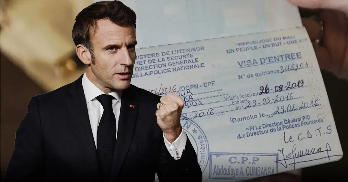 France : Macron défend la politique de fermeté sur les visas