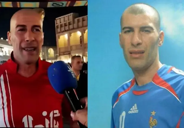 Mondial 2022 : quand le sosie algérien de Zidane crée le buzz au Qatar