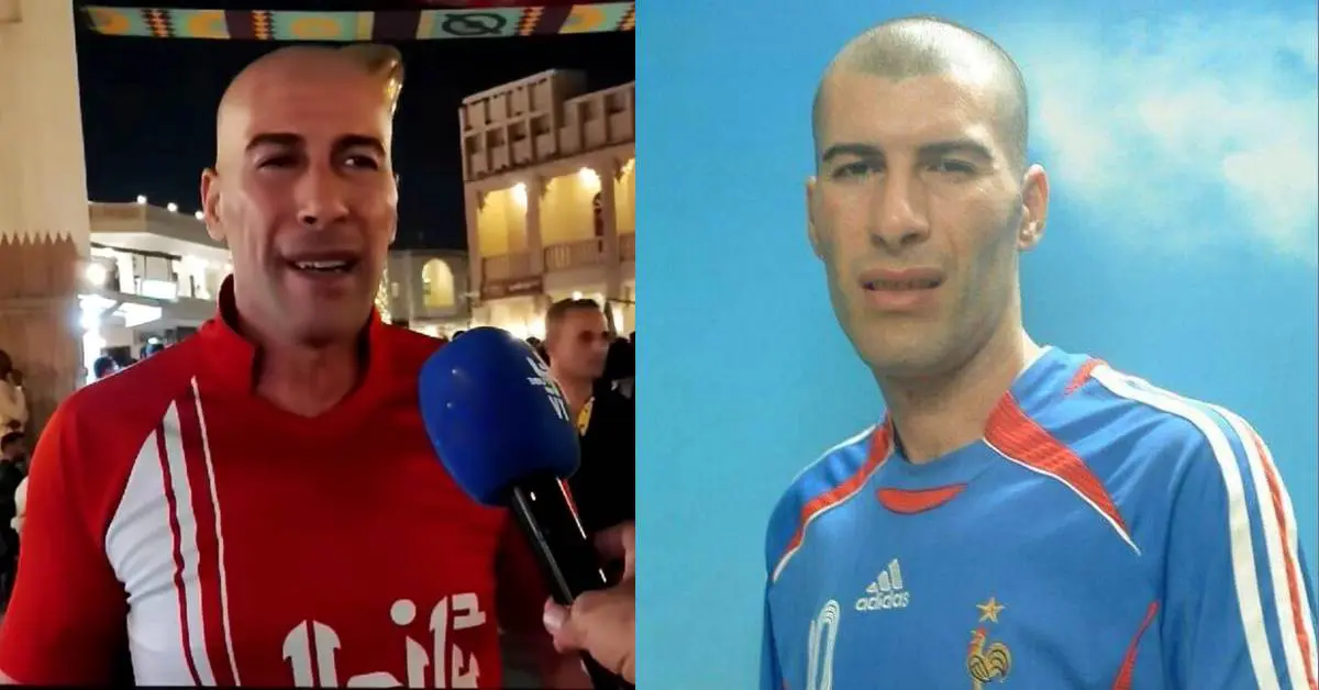 Mondial 2022 : quand le sosie algérien de Zidane crée le buzz au Qatar